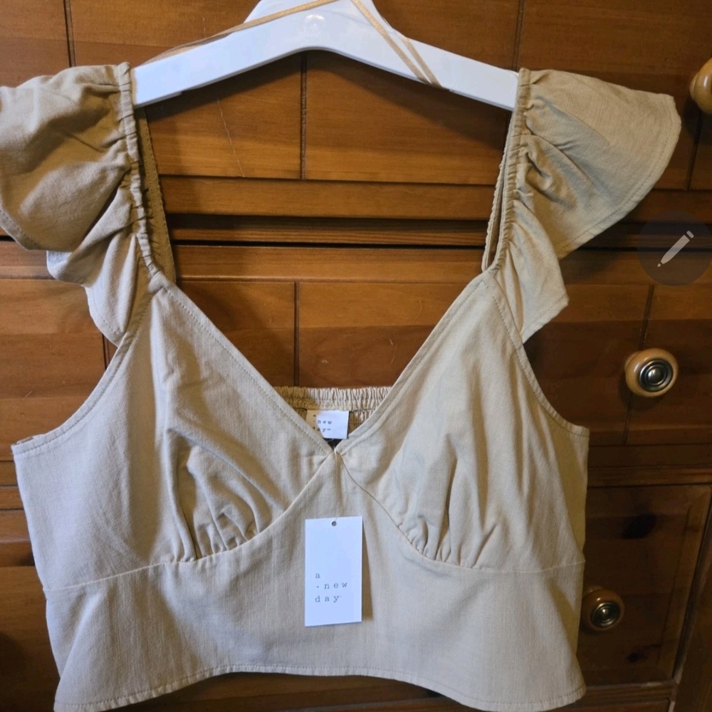 A New Day Women's Tan Top